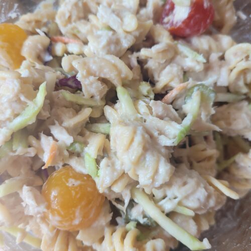 High Protein Pasta Salad